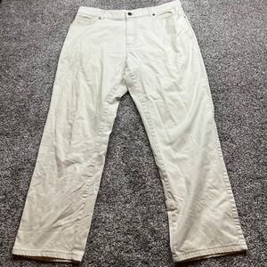 Peter Millar Mens Chinos Pants Beige Classic Fit Cotton Casual Size 36x30